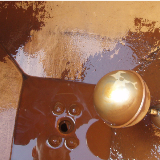 高架水槽の清掃～高架水槽管理～before